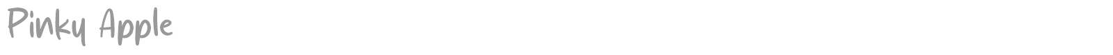 Pinky Apple font preview